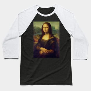 Mona Lisa Baseball T-Shirt